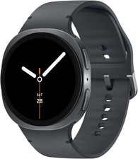 Samsung - Galaxy Watch8 Aluminum Smartwatch 44mm BT - Graphite - 2025 New
