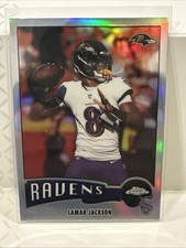 2025 Topps Chrome Football Lamar Jackson 1975 Refractor