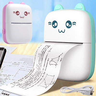 Bluetooth Mobile Phone Mini Pocket Thermal Printer Photos Label Printing-Machine - Image 1 of 4