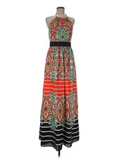 Eliza J Women Orange Casual Dress 6