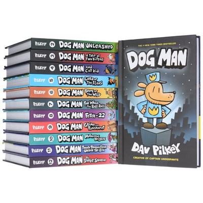 Dog Man by Dav Pilkey: Books 1-12 Collection Set - Ages 6-12