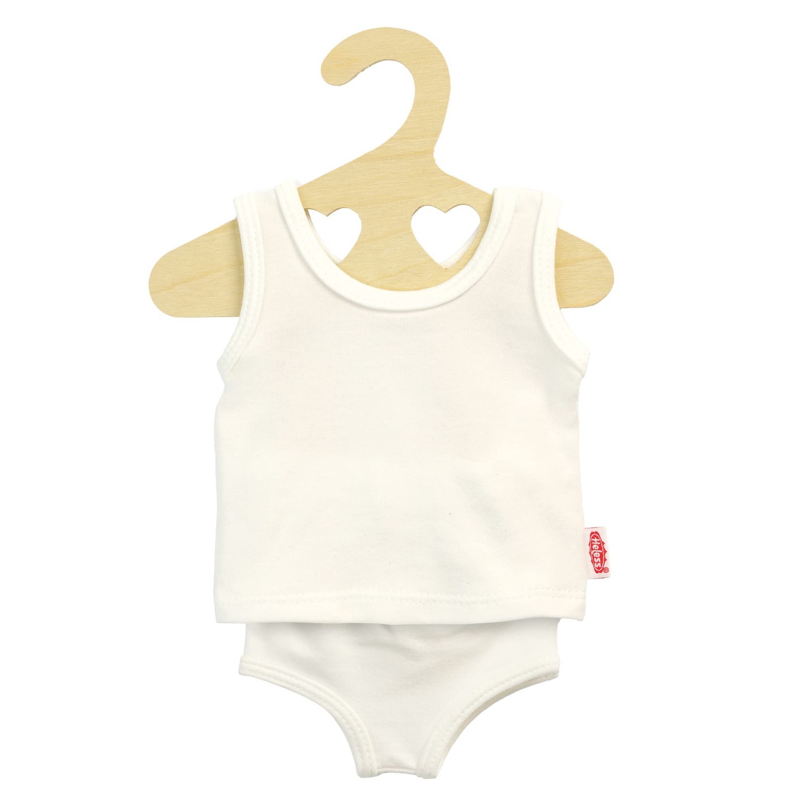 Heless 1221 - Puppenkleidung aus elastischem Jersey Material, 2 teiliges Unterwä