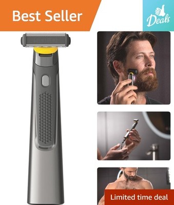 SOLO Titanium Electric Razor: Rechargeable, Cordless for Effortless Grooming