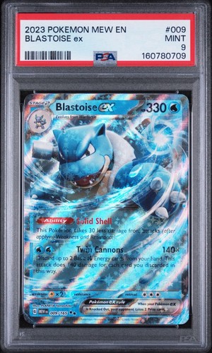 Blastoise ex graded PSA 9 for sale on eBay