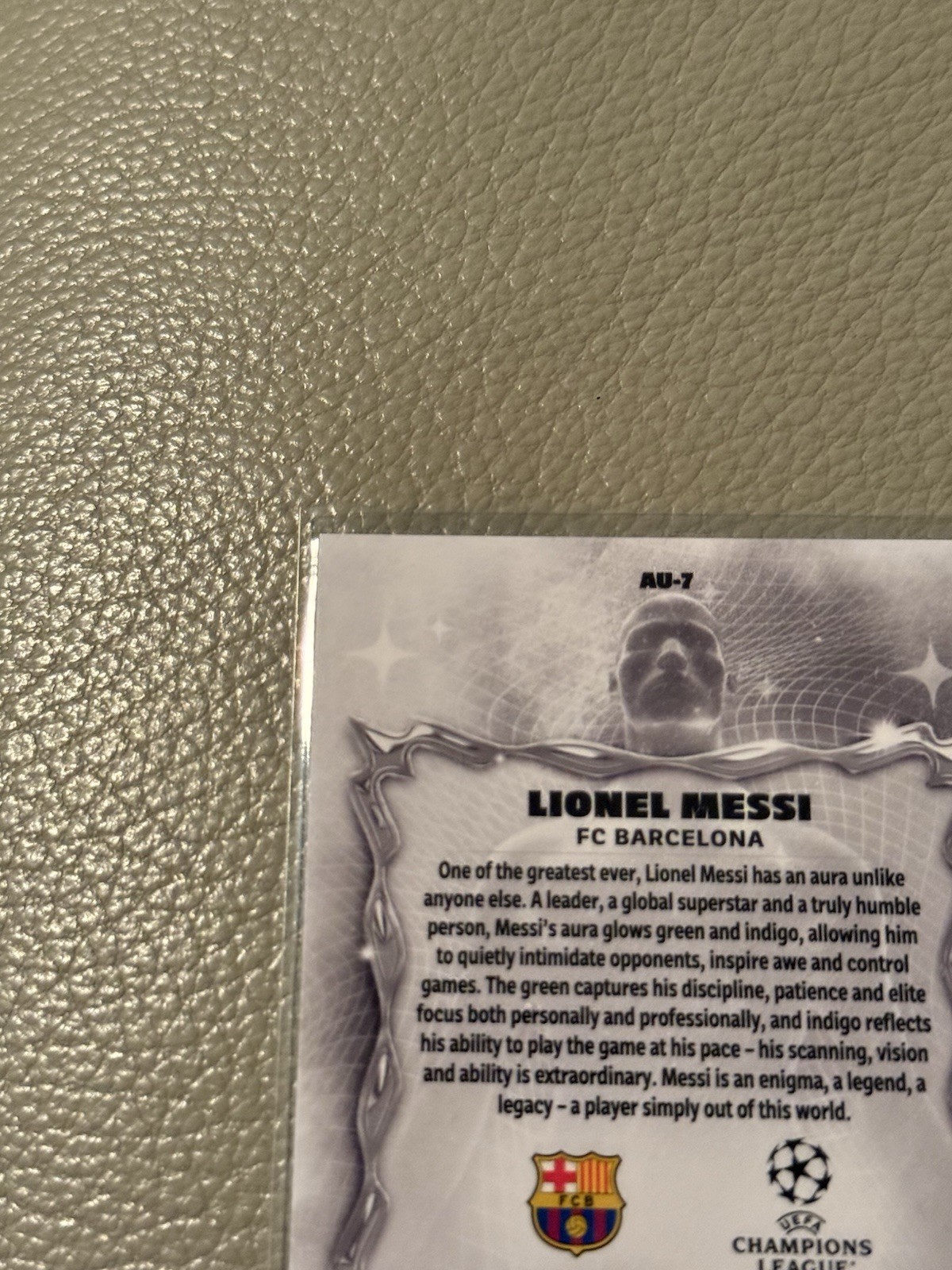 2025-26 Topps Finest UCC - Lionel Messi - Aura - SP - Case Hit view 7