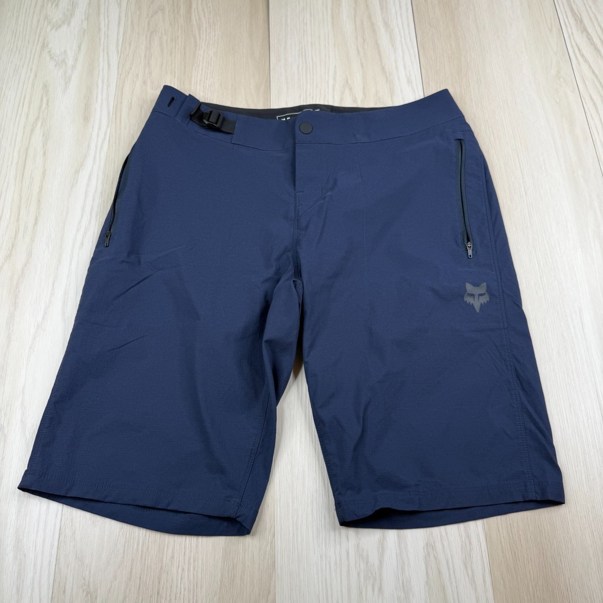 Fox Ranger Mens Navy Blue Cycling Biker Outdoor Performance Shorts Size 32