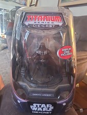 Hasbro Star Wars Titanium Series Darth Vader Diecast Figurine 2005