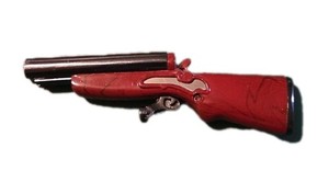 Collectible Novelty Lighter Unknown Brand Shotgun Shape -Flint Sparks- 