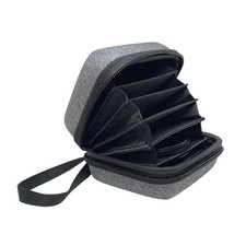 EVA Waterproof Hard Camera Filter Case With Carrying Strap 8 Pockets 6.5mm