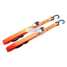 2 Motorrad Transport Gurte Spanngurte 25,4 mm x 1,8 m super Qualit&auml;t orange