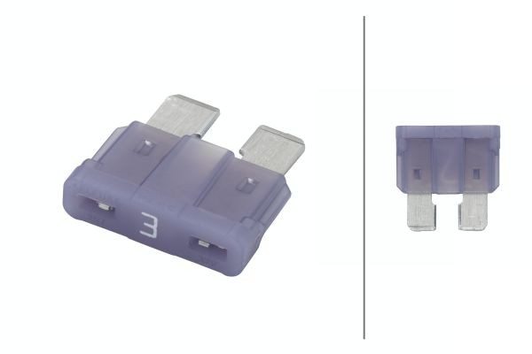 Fits HELLA 8JS711 683-821 Fuse 3A 32V 8JS711 683-821 Fuse (1pcs, rated current: