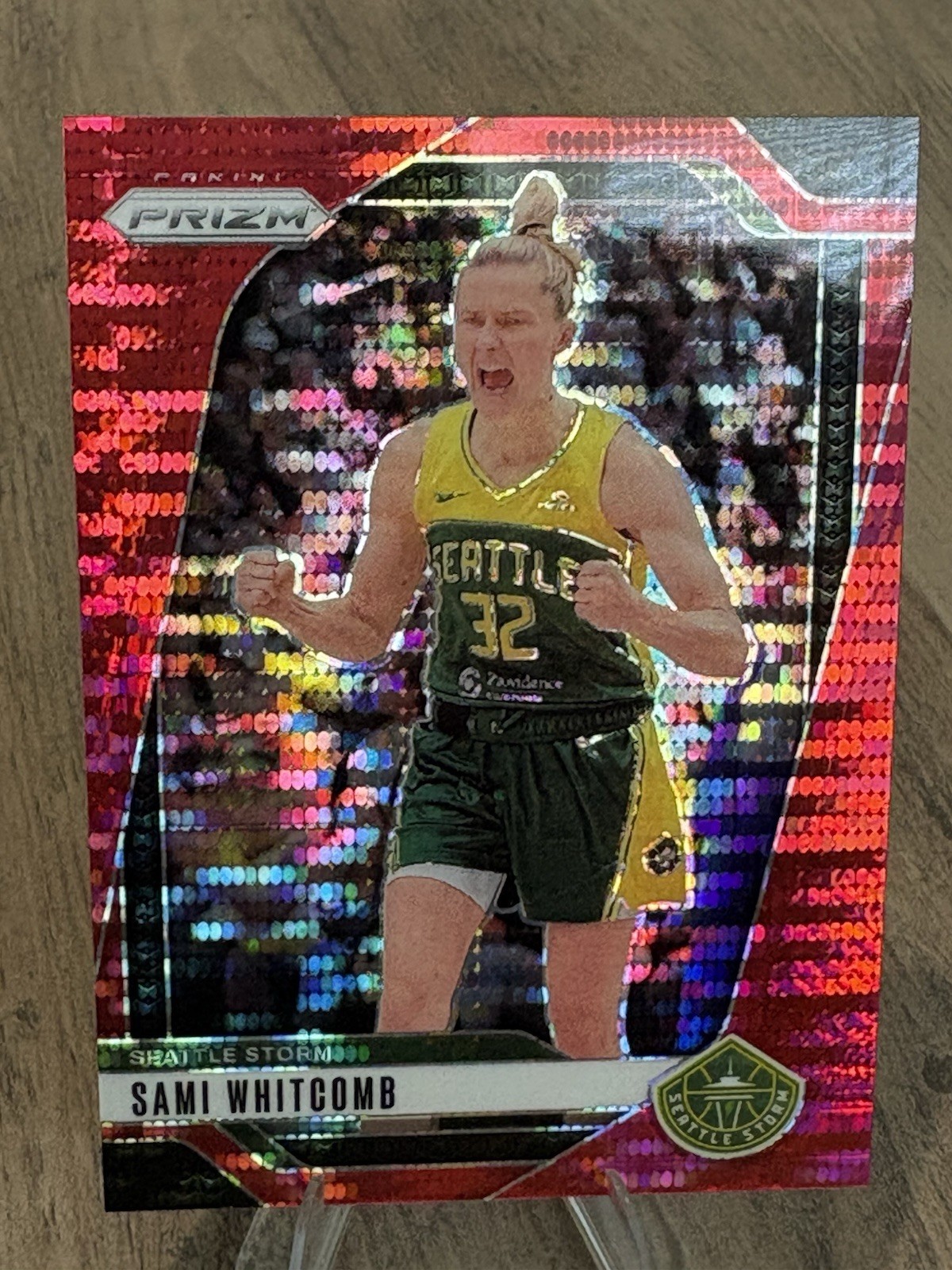 2024 Panini WNBA Prizm Sami Whitcomb #71 Red Pulsar Prizm /299 Seattle Storm G1