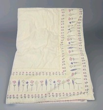 Vintage Gymboree Wildflower Quilt Blanket Yellow Pink Reversible Rainbow Tag 98