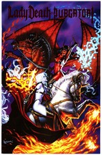 Lady Death vs. Purgatori (1999) #1 NM- Red Foil Cover