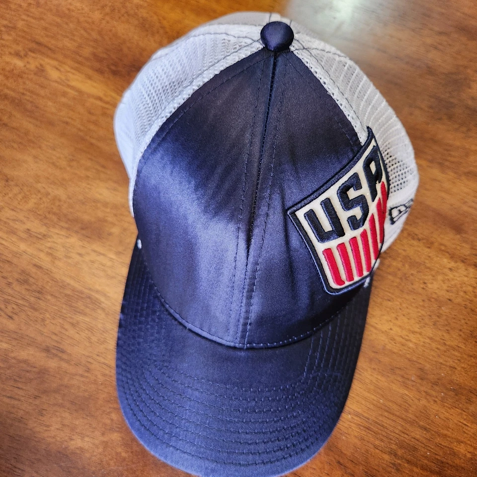 Gorra de fútbol de Estados Unidos para mujer Snapback talla única equipo EE. UU. New Era fútbol olímpico Foto 2 de 4