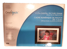 Digital Picture Frame Omnitech 11.3" USB 2.0 NEW Box unopened original package