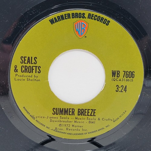 Seals & Crofts East Of Ginger / Summer 7" 45rpm EX Vinyl Schallplatte 70er 45 - Bild 2 von 2