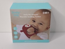 Smily Mia Penguin Buddy Never Drop Silicone Teething Toys for Babies New