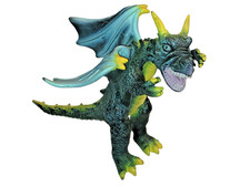 2007 Toy Major Trading Company Winged Dragon Figure 10" Tall 15" Long Rubber