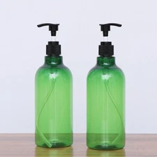 2 Pcs Travel Pump Bottles for Toiletries Dispenser Liquids Empty