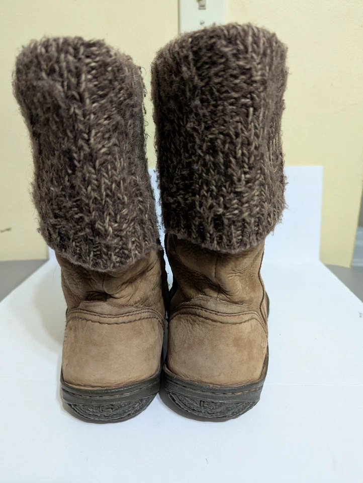 Keen, Botas de Invierno Para Mujer Talla 9M Crotchet Stitches Puño, Cuero Marrón Foto 4 de 4
