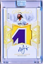 2024-25 Flawless Anthony Davis Star Swatch Gold Patch Auto #SSS-ADL (07/10)
