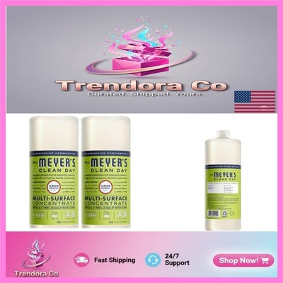Multi-Purpose Lemon Verbena Concentrate, Mrs. Meyer's Clean Day - 32 oz, 2 Pack