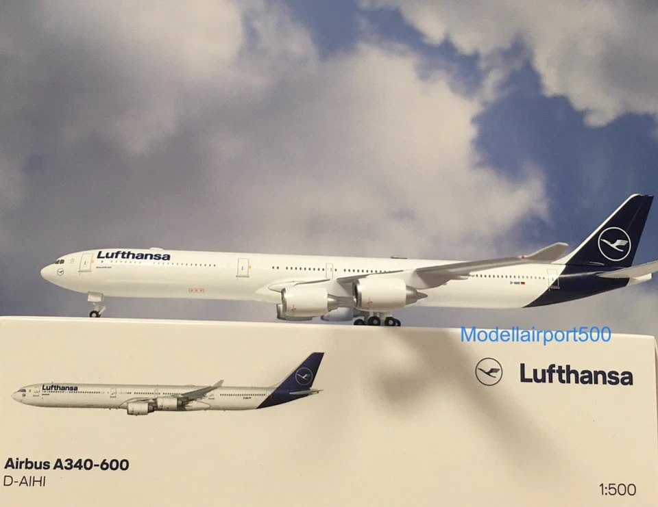 Herpa Wings 1:500 Airbus A340-600  Lufthansa D-AIHI  534192-001 Modellairport500