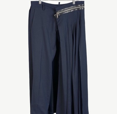 DSQUARED2 Navy Trousers with kit / Zipper Detail