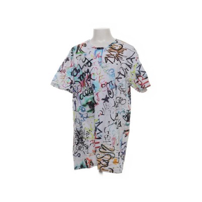 O'stin, T-shirt, Größe: M, Weiß/Mehrfarbig, Baumwolle, Damen #4mQ