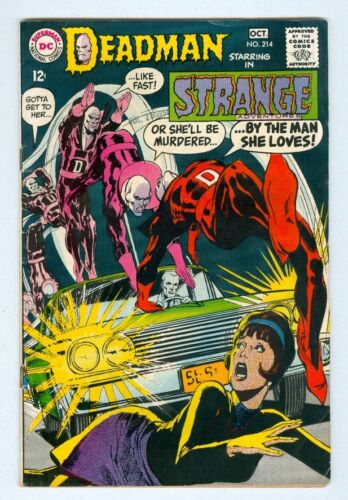 Strange Adventures #214 October 1968 VG Neal Adams Deadman - Picture 1 of 2