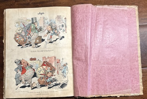 1901 Hardbound Compilation of “The Judge” Magazine Political Satire Cartoons HB - Imagen 23 de 24