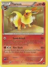 Flareon 12/108 B&W Dark Explorers Uncommon PERFECT MINT! Pokémon