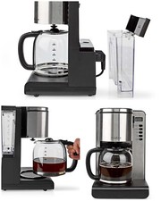 Cafetière Machine à café Programmable INOX 12 tasses 1000W