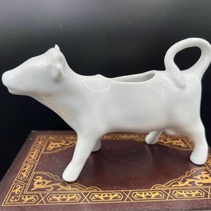 Gravy boat Ceramic White Cow - Made in France