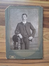 Old Antique Photograph Of A Man In A Suit Belfast Ireland