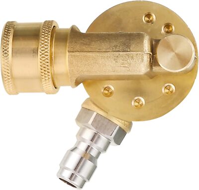 M MINGLE Gutter Cleaner Attachment, Pivoting Coupler for Pressure Washer Nozzle