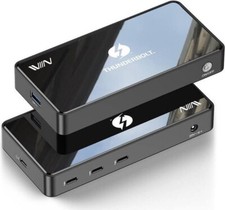 150 4 Mini Dock IVIIN 6-in-1 Thunderbolt 4 Docking Station T4809 Black