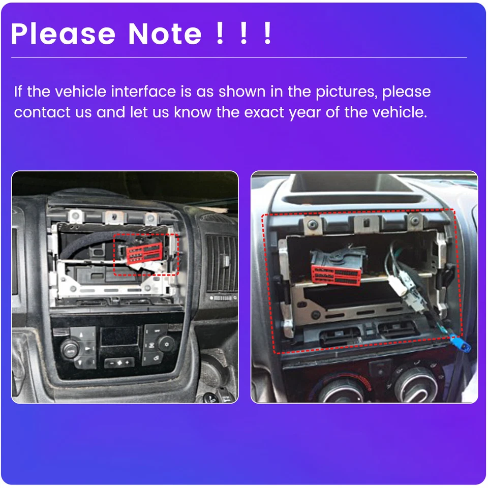 For Citroen Relay Peugeot Boxer Fiat Ducato Android 13 Car Stereo GPS Radio SWC - Image 3 of 4