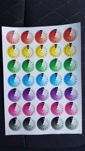 Rotary 0 15 Sim Racing Button Box And Wheel Stickers For Iracing Ac