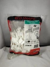 25 Count Red Snap'r T-post Polytape Fence Insulator for Up To 2" Polytape 