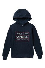 O'Neill Surf Big Boy's L Creations Navy Blue Fleece Pullover Hooded Sweatshirt