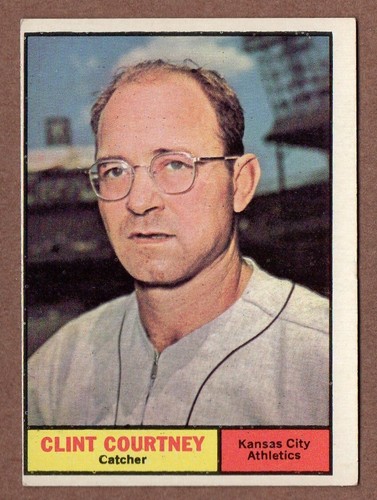 1961 Topps #342 Clint Courtney Athletics (20% Rebate w 10 Item Order!)