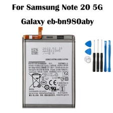 New For Samsung Galaxy Note 20 N980 Note 20 5G N981 EB-BN980ABY Battery  Tools