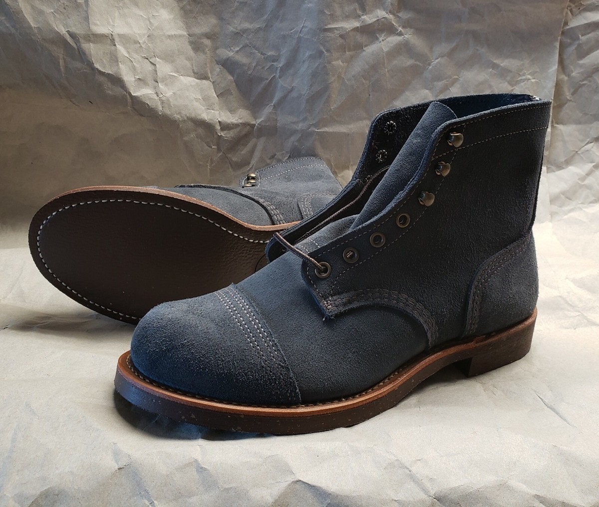 Red Wing 8117 NAVY ABILINE ROUGHOUT Heritage Nitrile Cork Red Wing 8117 NAVY ABILINE ROUGHOUT Heritage Nitrile Cork