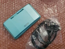 Nintendo DS Launch Edition Turquoise Blue Handheld System, W 5n1 Charger, Shp Qk