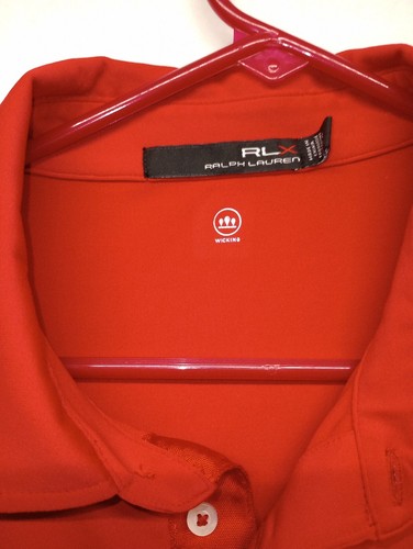 Ralph Lauren Shirt RLX Mens XL Short Sleeve Red PENSACOLA C C Moisture Wick Golf - Picture 4 of 12