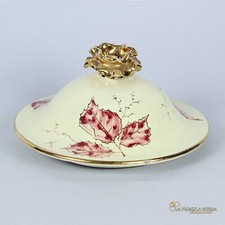  Coperchio antico in ceramica per zuppiera Deruta vintage ricambio da collezione