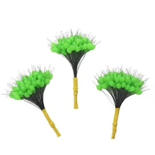 Super Big Fishing Stops 300 Pieces Soft Silicone Fishing Bobber StopperBeads ...