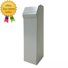 Fine/Line 30 2 In. Right End Cap Non-Hinged for Baseboard Heaters in Nu White